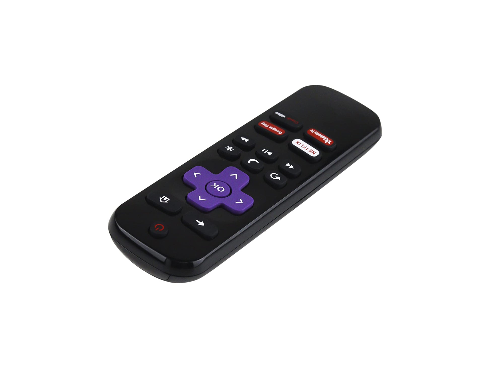 CONTROL EXPERT Control Remoto Compatible con ROKU ATVIO HISENSE Smart TV Netflix Google Play Claro Video Pantalla TV