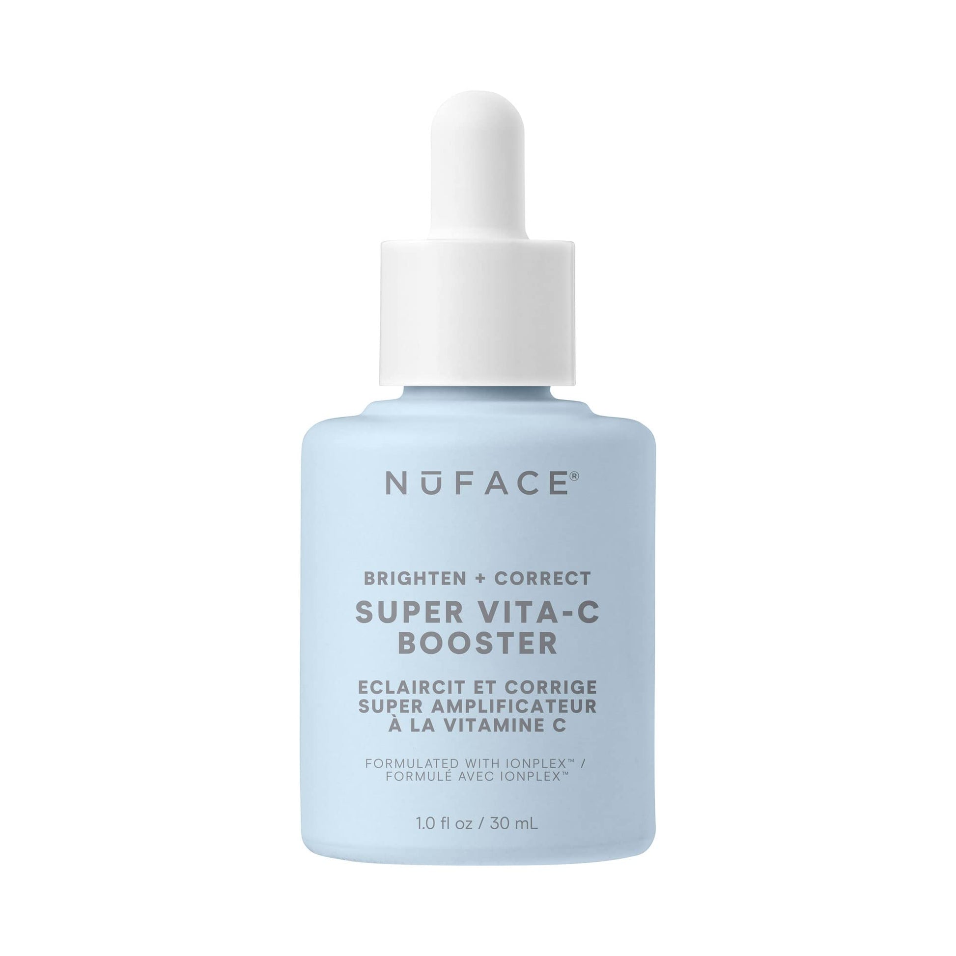 NUFACE | Super Super Vitamina C Booster Serum - Activador de Microcorriente Facial 30 ml | Gel Conductor Facial con Niacinamida | Gel Hidratante Facial - Completa tu Rutina de Skin Care Mujer