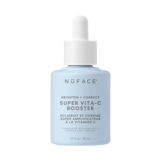 NUFACE | Super Super Vitamina C Booster Serum - Activador de Microcorriente Facial 30 ml | Gel Conductor Facial con Niacinamida | Gel Hidratante Facial - Completa tu Rutina de Skin Care Mujer