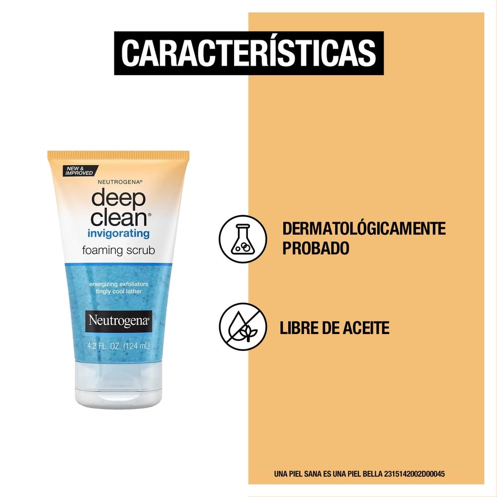 Exfoliante Facial Neutrogena Deep Clean Ácido Salicílico 124 ml