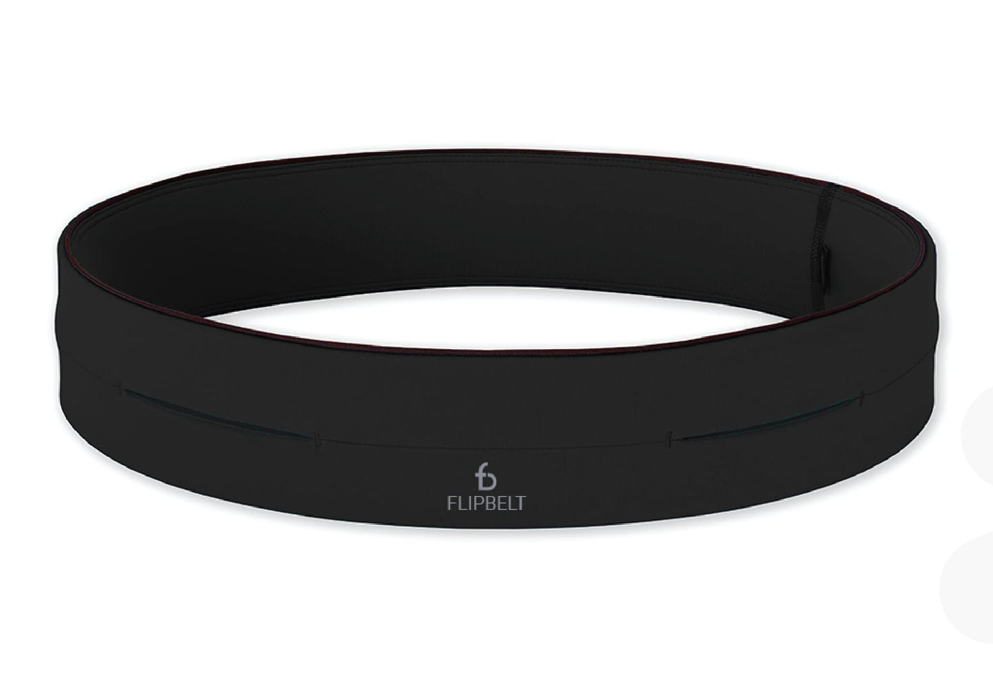 Cinturón Deportivo FlipBelt Negro Pequeño para Hombre y Mujer