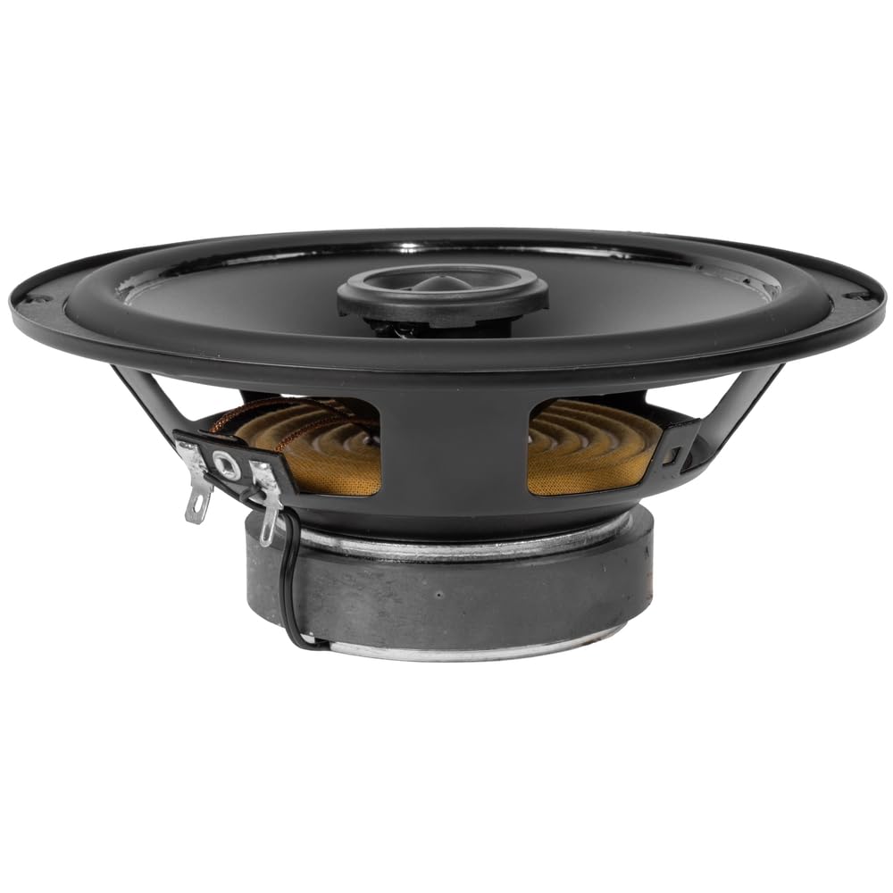 Altavoces Coaxiales NVX ESP65 de 6.5 Pulgadas Negro con Tweeters de Cúpula PEI