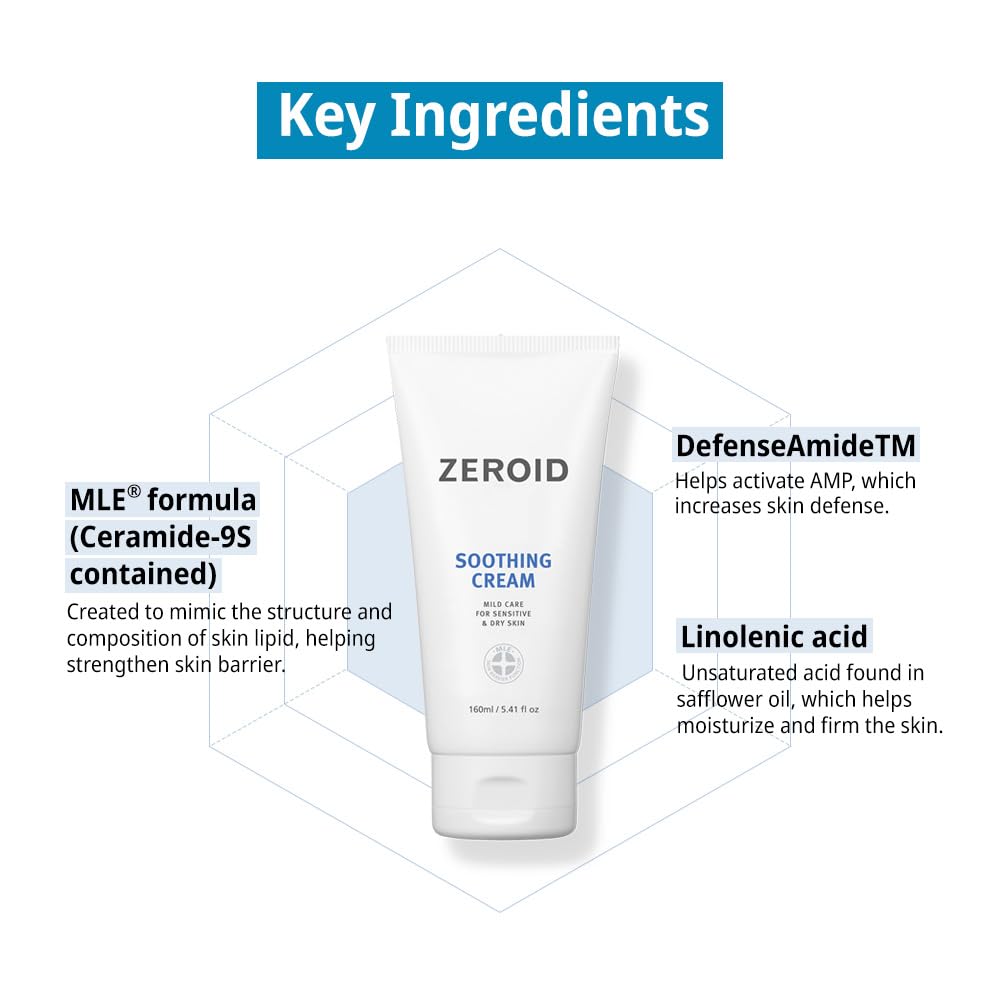 Zeroid Soothing Cream 2.07 Fl.oz / 80ml