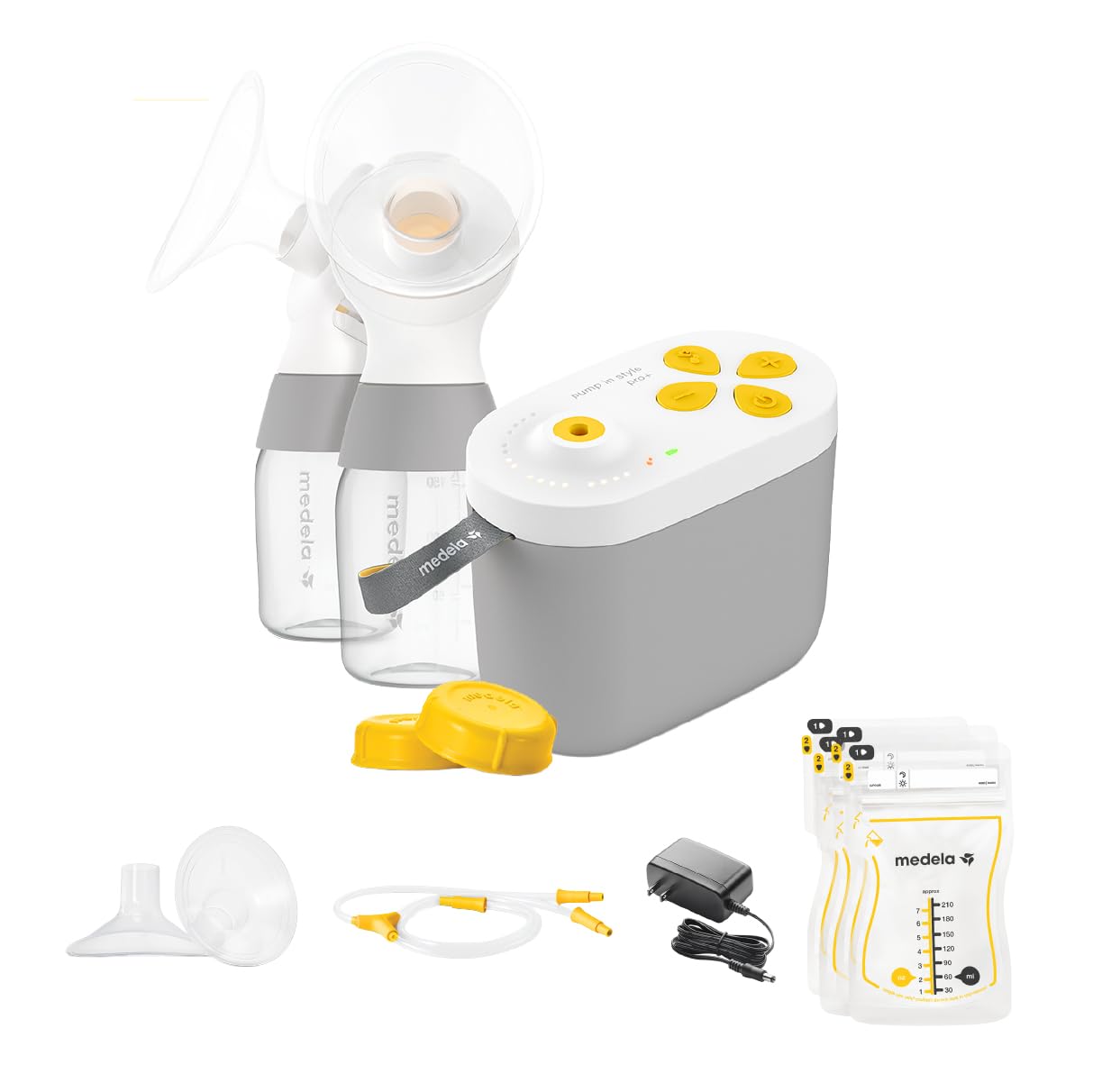 Nuevo extractor de leche eléctrico Medela en estilo Pro+ recargable, grado hospitalario, doble