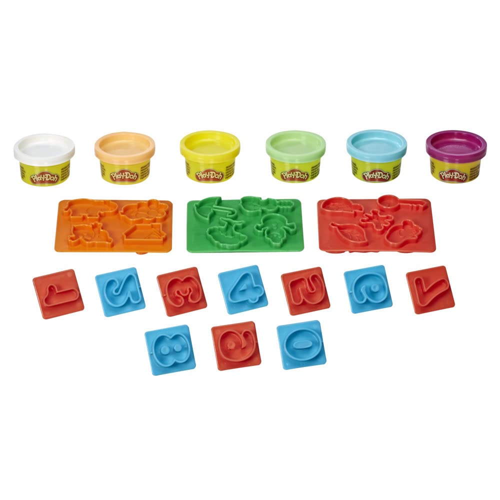 Set de Números de Compuesto de Modelado Play-Doh Surtido con Accesorios para Niños y Niñas