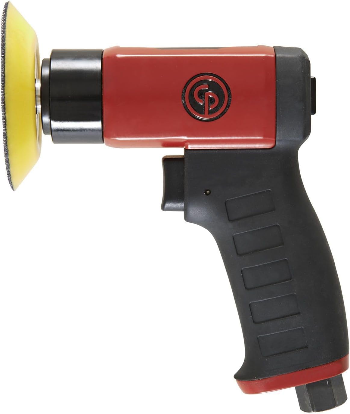 Chicago Pneumatic CP7200 - Herramienta de lijadora giratoria aleatoria de aire, mejora del hogar, herramientas de carpintería, pulidor, eliminación de óxido, resistente, herramienta giratoria, mango de pistola, gancho y bucle, 3 pulgadas (75 mm), 15000 RP