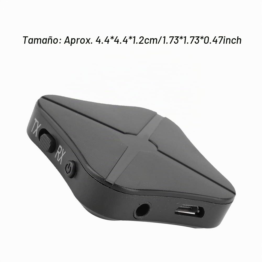 Receptor Transmisor Bluetooth ASHATA KN319 Inalámbrico 4.2 para Altavoz de Audio Estéreo del Hogar y Automóvil