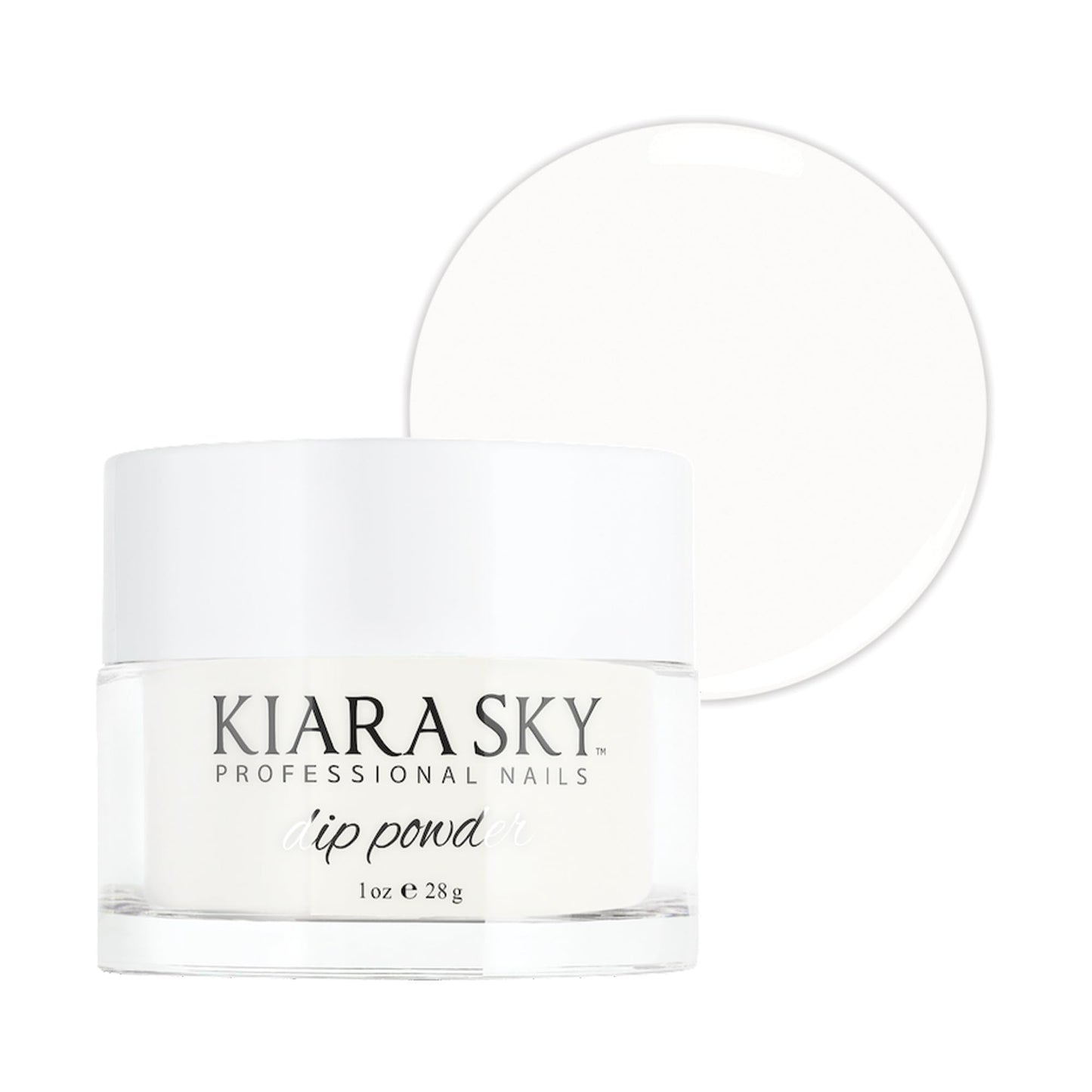 Kiara Sky Dip Powder Milky White D623