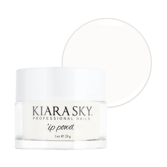 Kiara Sky Dip Powder Milky White D623