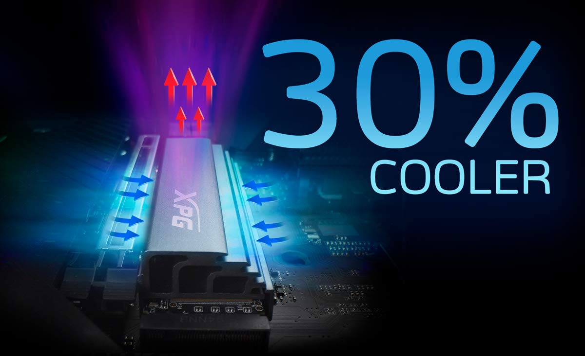 SSD Interno XPG GAMMIX S70 Negro 2TB PCIe Gen 4.4 NVMe 1.4