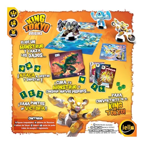 Devir King of Tokyo Origins Juego De Mesa En Español