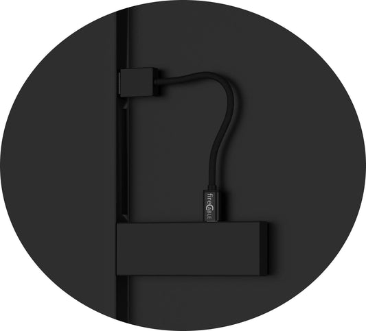 FireCable Adaptador de corriente inalámbrico para Firestick4kmaxx 2024 | Alimenta el palo de fuego de la TV | Elimina la toma de CA que elimina los cables de TV desordenados