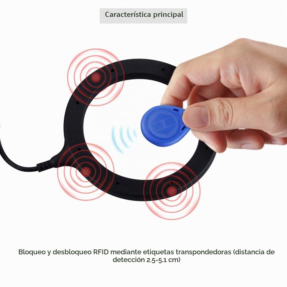 Sistema de Alarma de Auto EASYGUARD EC004 Negro con Arranque por Botón Rfid Smart y Keyless Go para la mayoría de los coches DC12V