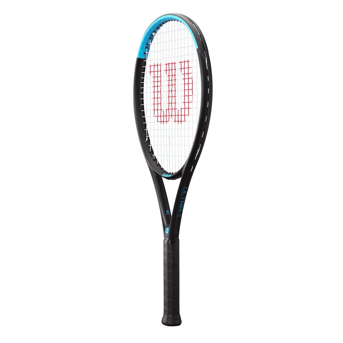 Raqueta de Tenis WILSON Ultra Power Negro Azul Fibra de Carbono Equilibrio de luz de Cabeza