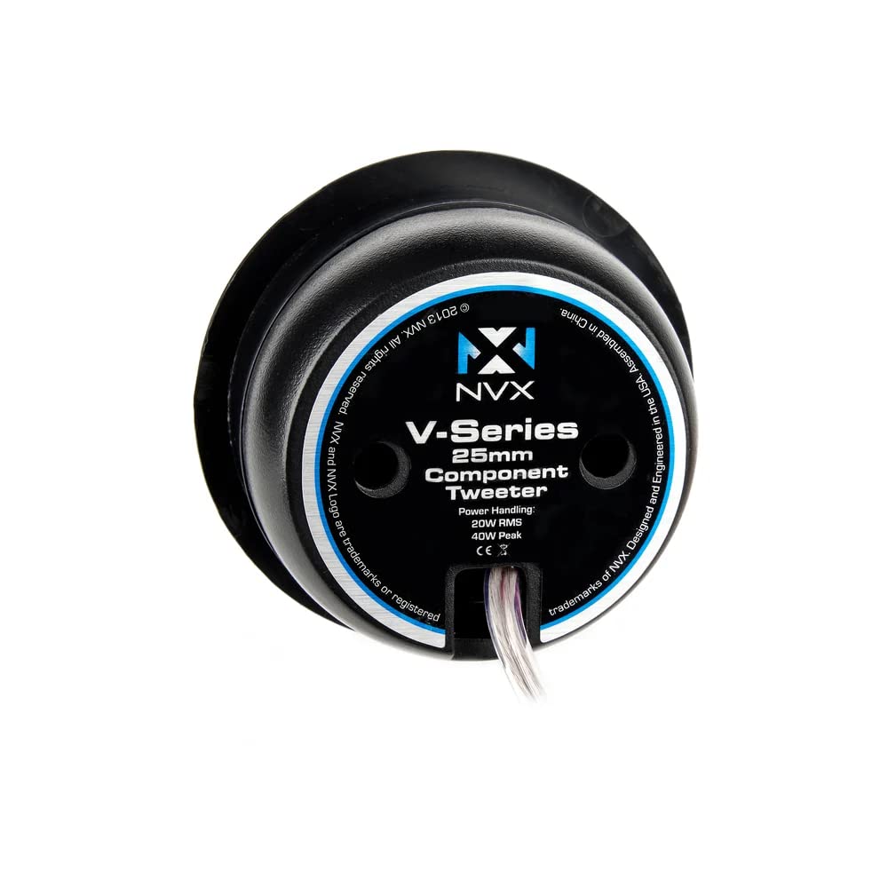 NVX® VSP69KIT Bocinas de coche premium de 6x9, 900W máx, 300W RMS, sistema de 2 vías con componente con tweeters de cúpula de seda de 1 pulgada y cruces pasivos, fáciles de instalar en autos/camiones