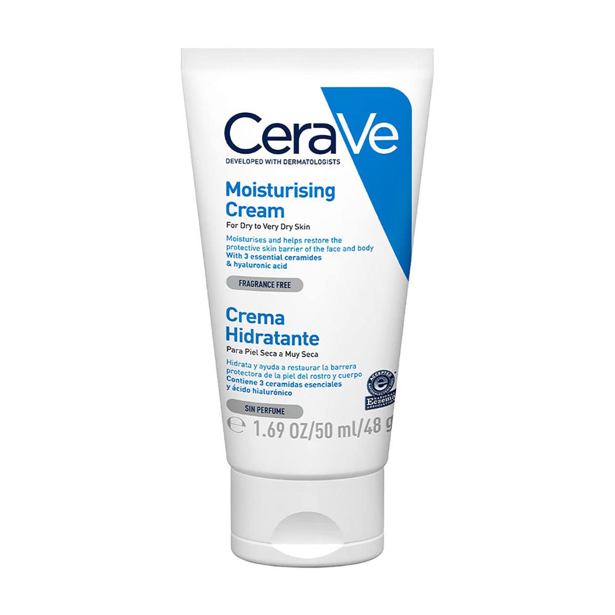 CeraVe Gel Limpiador Espumoso |237ml| Limpiador diario para piel mixta grasa o con acné + crema hidratante |50ml| hidrante diario para rostro y cuerpo para piel seca