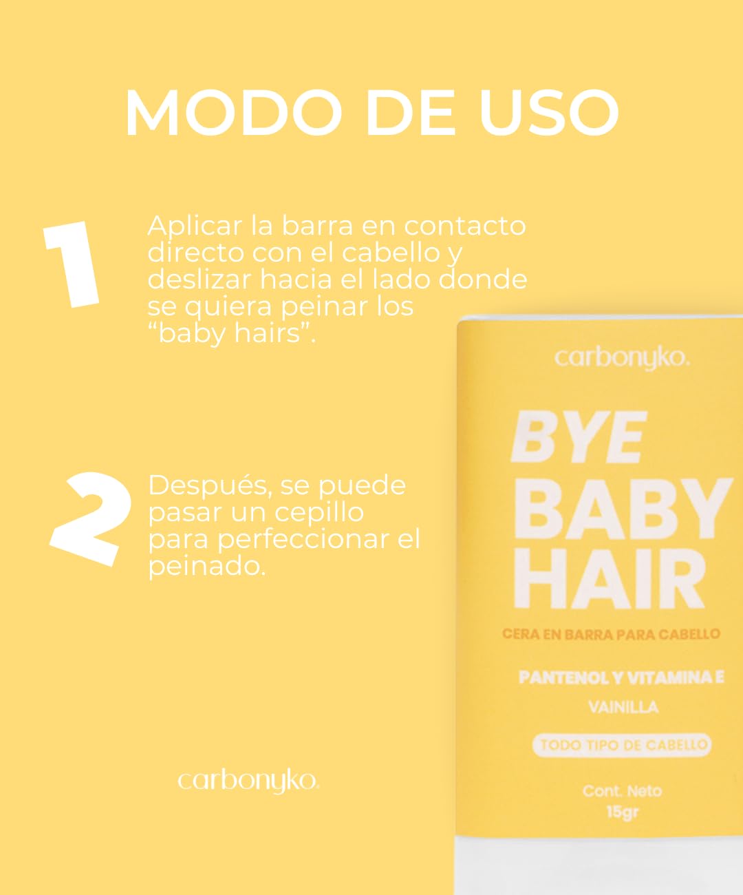 Bye Baby Hair (Vainilla)
