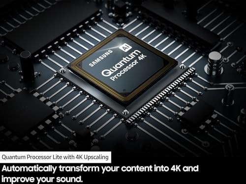 SAMSUNG 43 pulgadas clase QLED 4K Q60D Series Quantum HDR Smart TV con seguimiento de objetos Sound Lite, Motion Xcelerator, diseño delgado, centro de juegos, Alexa incorporado (QN43Q60D, modelo 2024)
