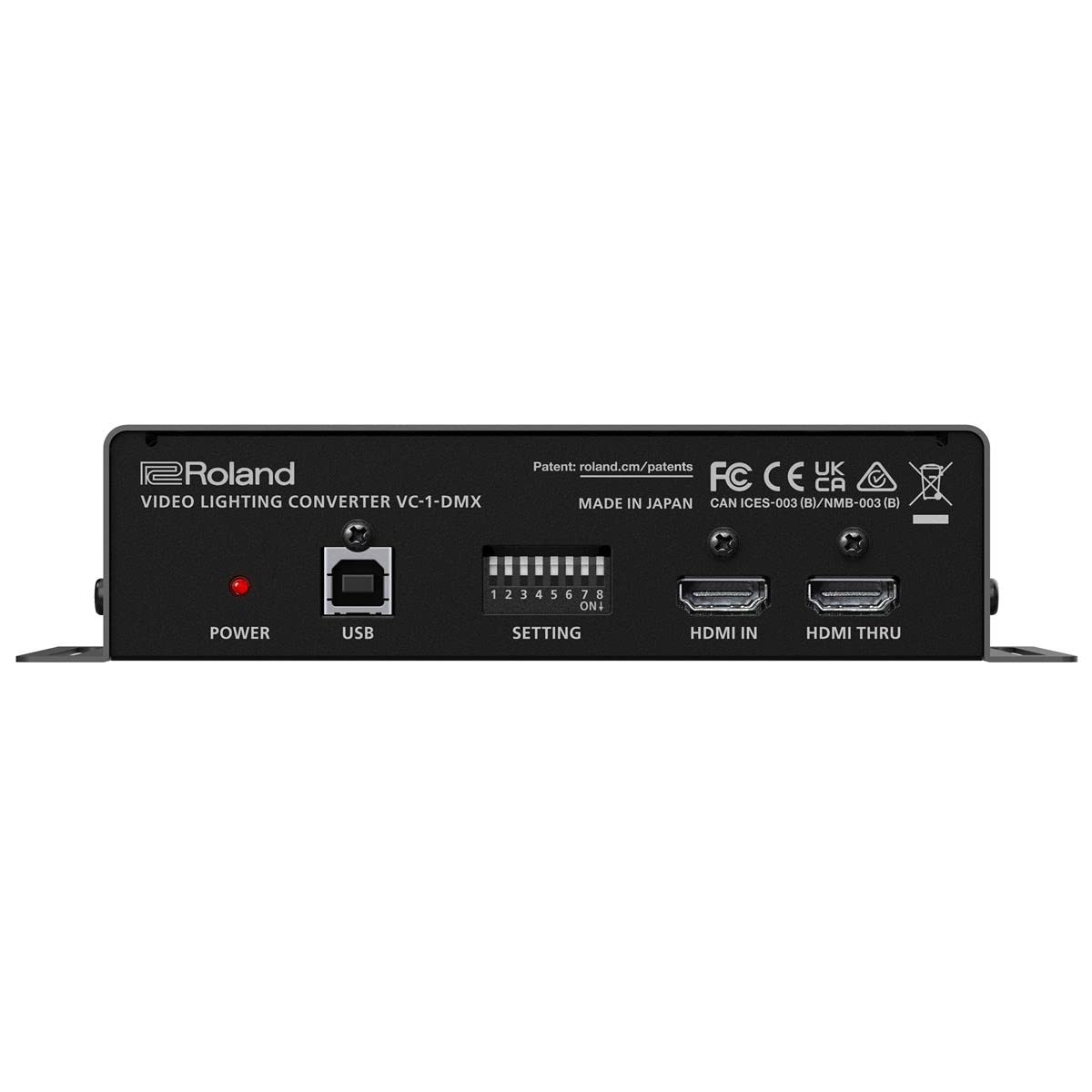 Controlador de Iluminación de Escenario Roland Negro VC-1-DMX