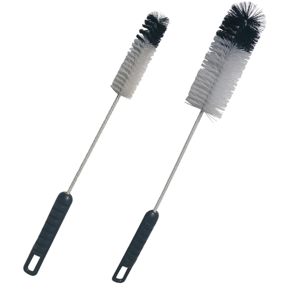 Coralpearl Juego de Cepillos de Limpieza para Botellas Mango Largo Delgado, Pequeño & Grande, Flexibles Escobilla Limpiador de Alambre para Limpiar Biberón, Manguera, Pajita, Tubería, Tubos (2)