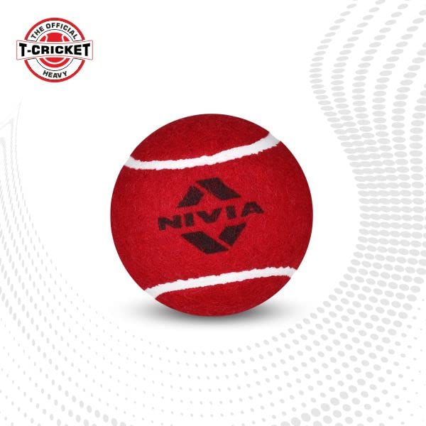 Pelota de Cricket Nivia Roja Pesados Pack de 6