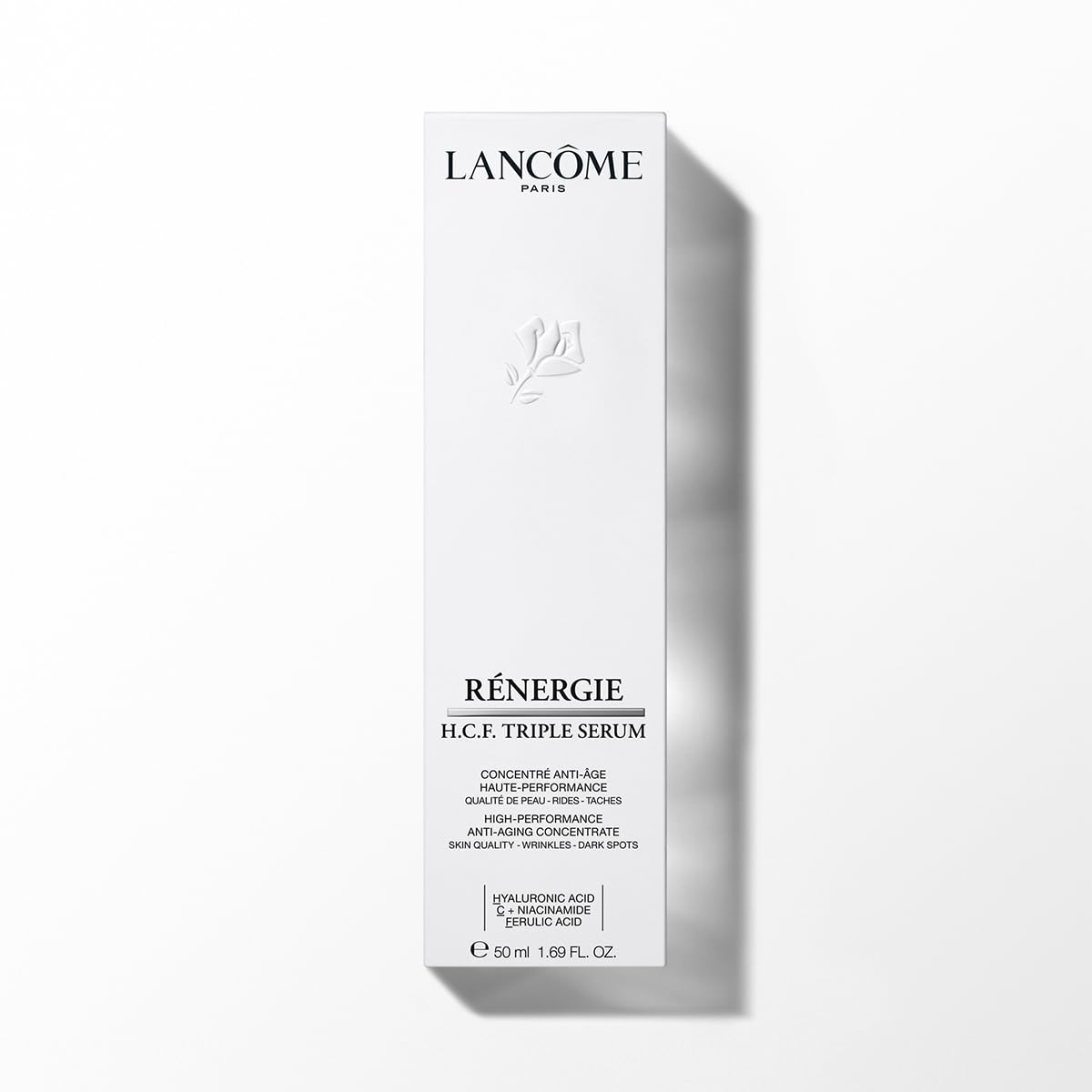 Lancôme Rénergie Triple Serum, Serum Triple Acción Anti Signos De La Edad y Manchas Oscuras con Vitamina C y Ácido Hialurónico 50 ml