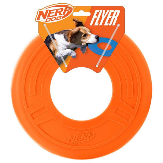 Disco Volador Nerf Dog Naranja 10 Pulgadas Atómico