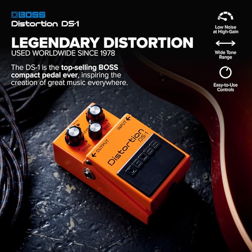 Pedal BOSS DS-1 Naranja Distorsión