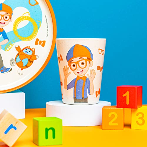 Juego de Vajilla Zak Designs Blippi Bambú Melamina Duradero para Niños
