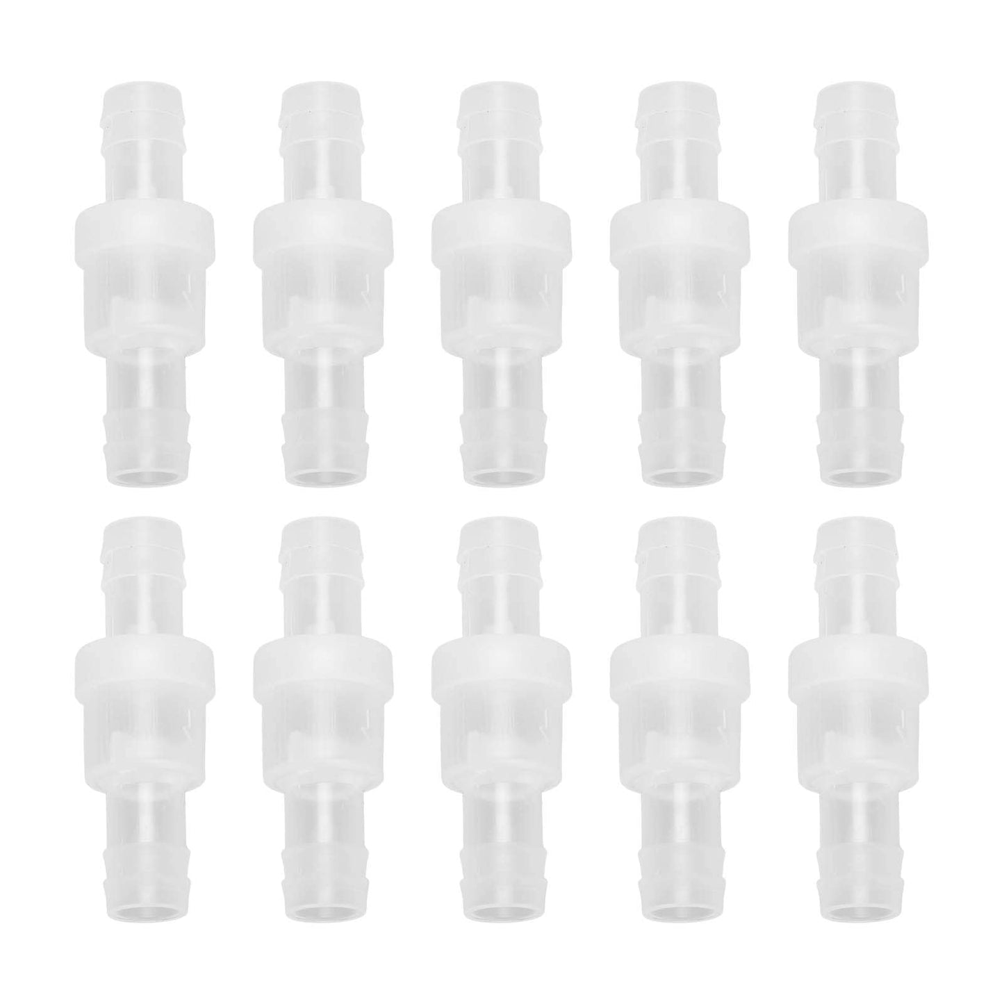 Válvulas de Retención Unidireccional de Plástico para la Industria Química 12mm translucent