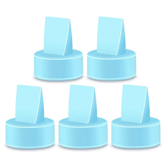 Válvulas tipo Pico de Pato Maymom Azul Compatibles con Spectra S1, S2, 9 Plus y Dew 350 en Pack de 5 Unidades