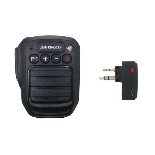 ANYSECU HB980 M - Micrófono inalámbrico Bluetooth PTT para HYT TC500 TC600 TC700 GP300 GP308 Radio bidireccional