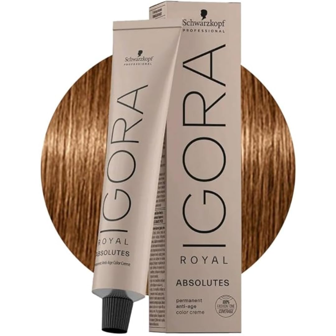 Tinte de Cabello Schwarzkopf Professional Igora Royal Absolutes Rubio Medio Dorado Natural