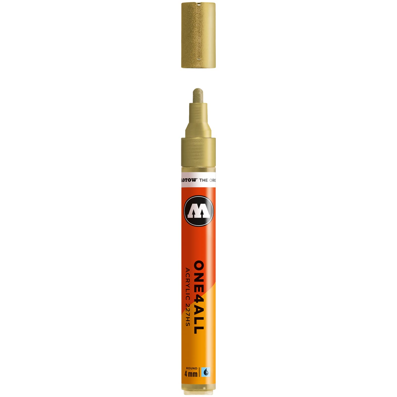 Marcador Acrílico Molotow Dorado 4 mm ONE4ALL