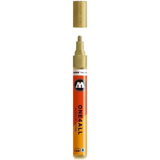 Marcador Acrílico Molotow Dorado 4 mm ONE4ALL