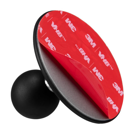 FANAUE - Base de Bola Adhesiva Flexible Compatible con Soportes RAM tamaño B, Brazo de Doble zócalo, Adaptador de Cabeza de Bola de 1 Pulgada para Motocicleta, Soporte de teléfono, Base de Ventosa