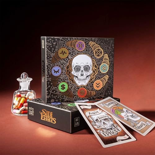 Juego de Cartas Pillbox Games Efectos Secundarios: Diversión y Caos para 2 a 8 Jugadores