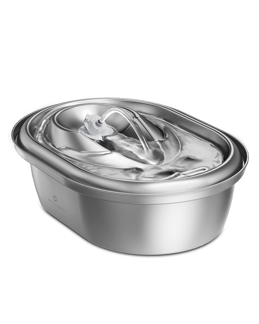 Fuente de Agua PETLIBRO Acero Inoxidable Ajustable Silenciosa para Perros y Gatos