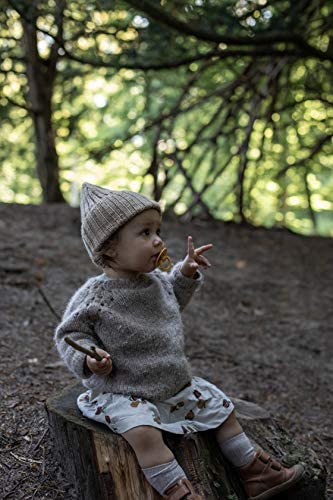 BIBS - Chupetes de goma natural para bebé, juego de 2 chupetes sin BPA, fabricado en Dinamarca, arena/hierro, tamaño 6-18 meses