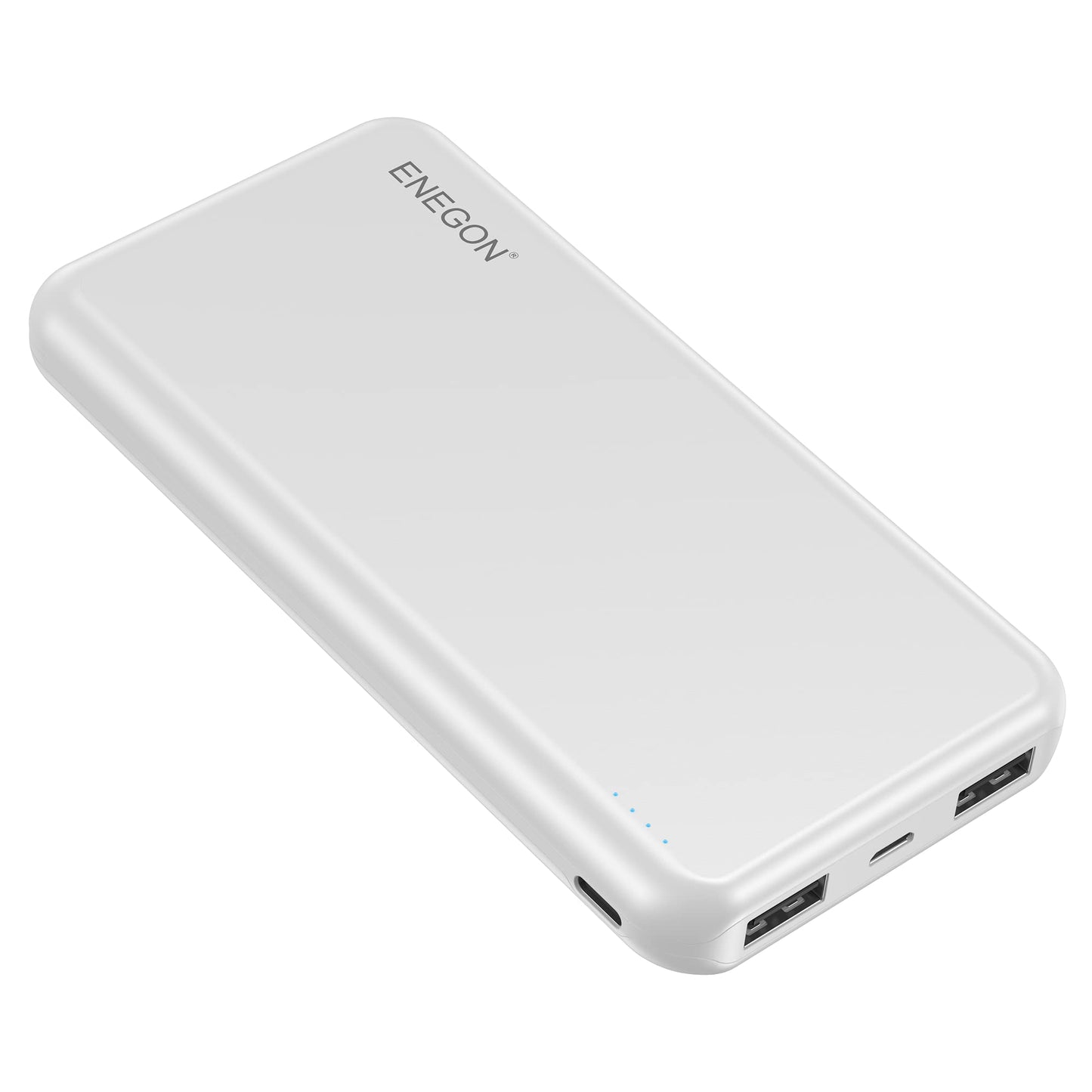 Batería Portátil ENEGON 10000mAh Negro Carga Rápida Paquete de 2