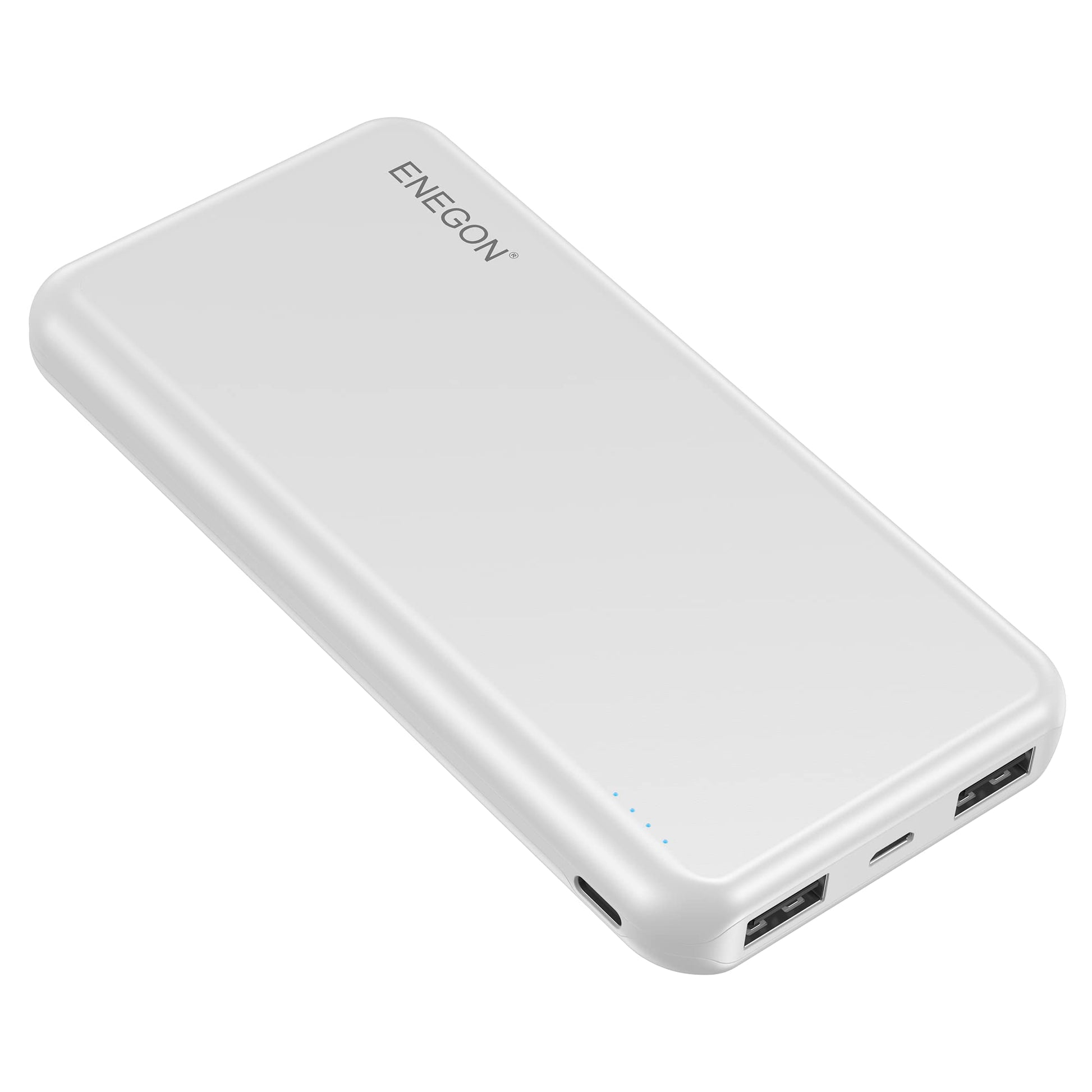Batería Portátil ENEGON 10000mAh Negro Carga Rápida Paquete de 2