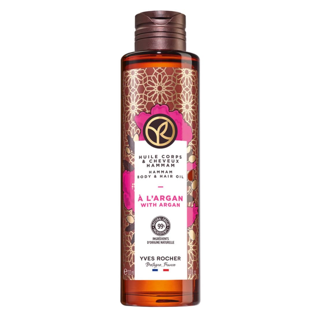 Aceite Corporal y Capilar Yves Rocher Argán y Rosas