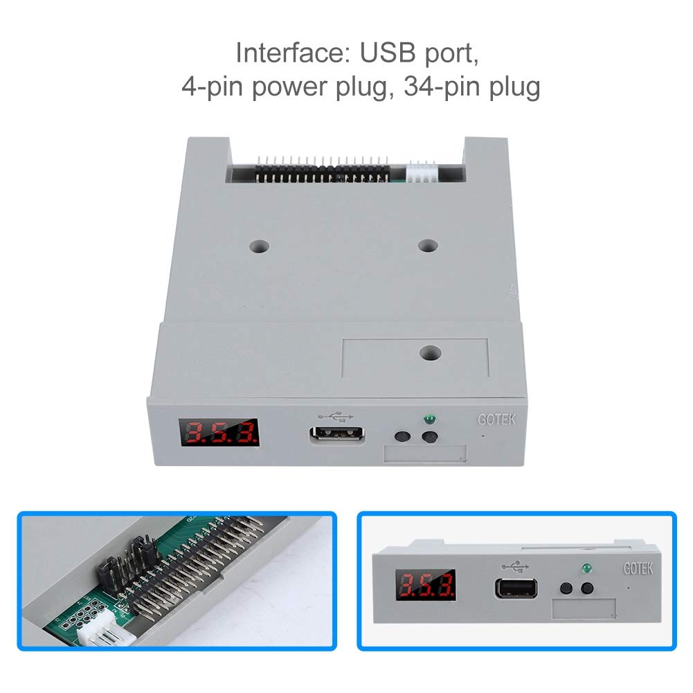 Emulador de Disquetera Tosuny USB 3.5'' 1.44MB SSD Plug and Play