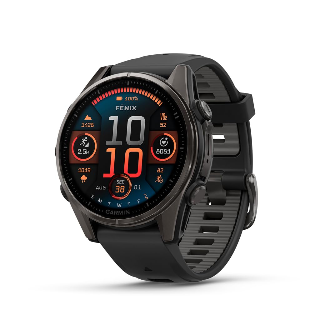 Reloj Garmin Fenix 8 Zafiro Amoled Pebble Gray 43 mm