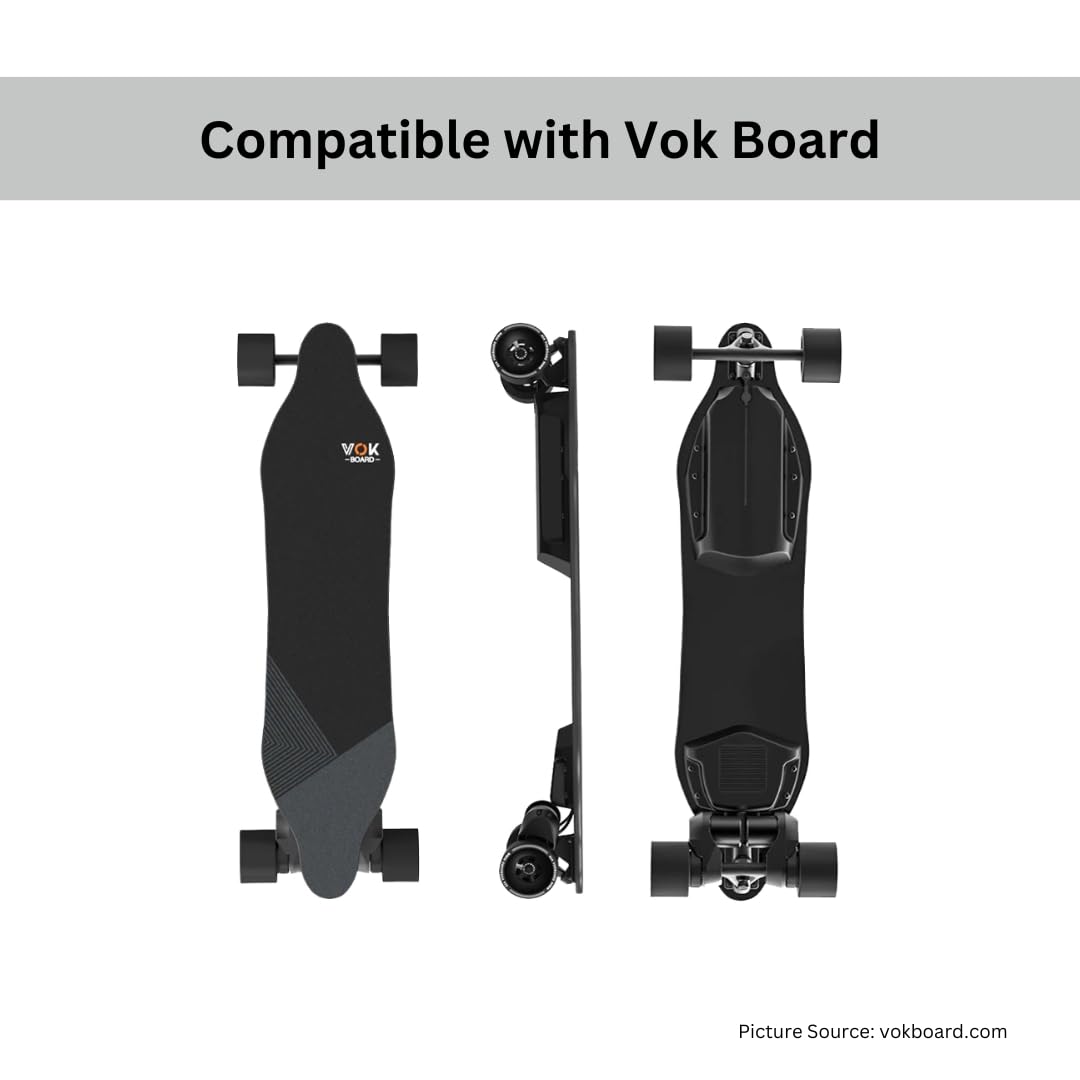 Cinturones Eléctricos Vokboard Negro para Monopatín