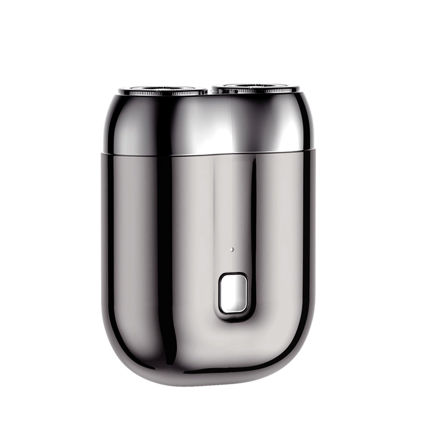 Mini afeitadora eléctrica de doble cabeza, afeitadora de bolsillo mejorada, maquinilla de afeitar de doble cabeza lavable, mini maquinilla de afeitar portátil eléctrica USB, recargable impermeable