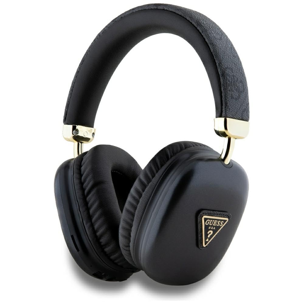 Auriculares CG Mobile Guess Negro Logo Triángulo Dorado BT 4G