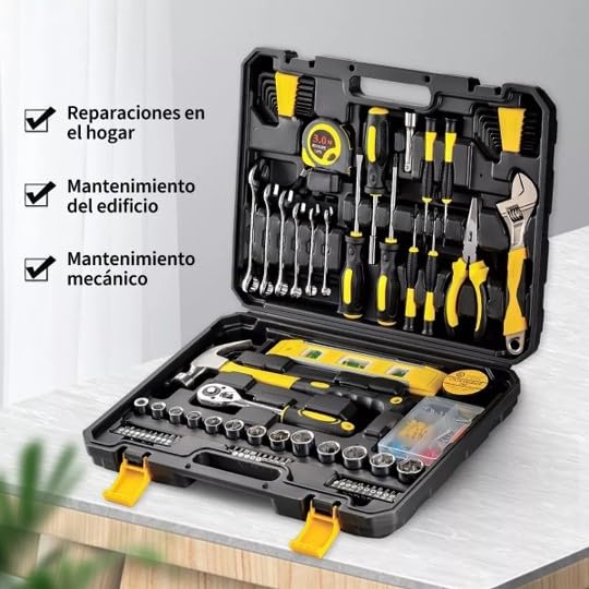 BSD MY HOMEX Juego Kit De Herramientas Domesticas, Caja xon 108 Piezas, herramientas Manual de Reparación General