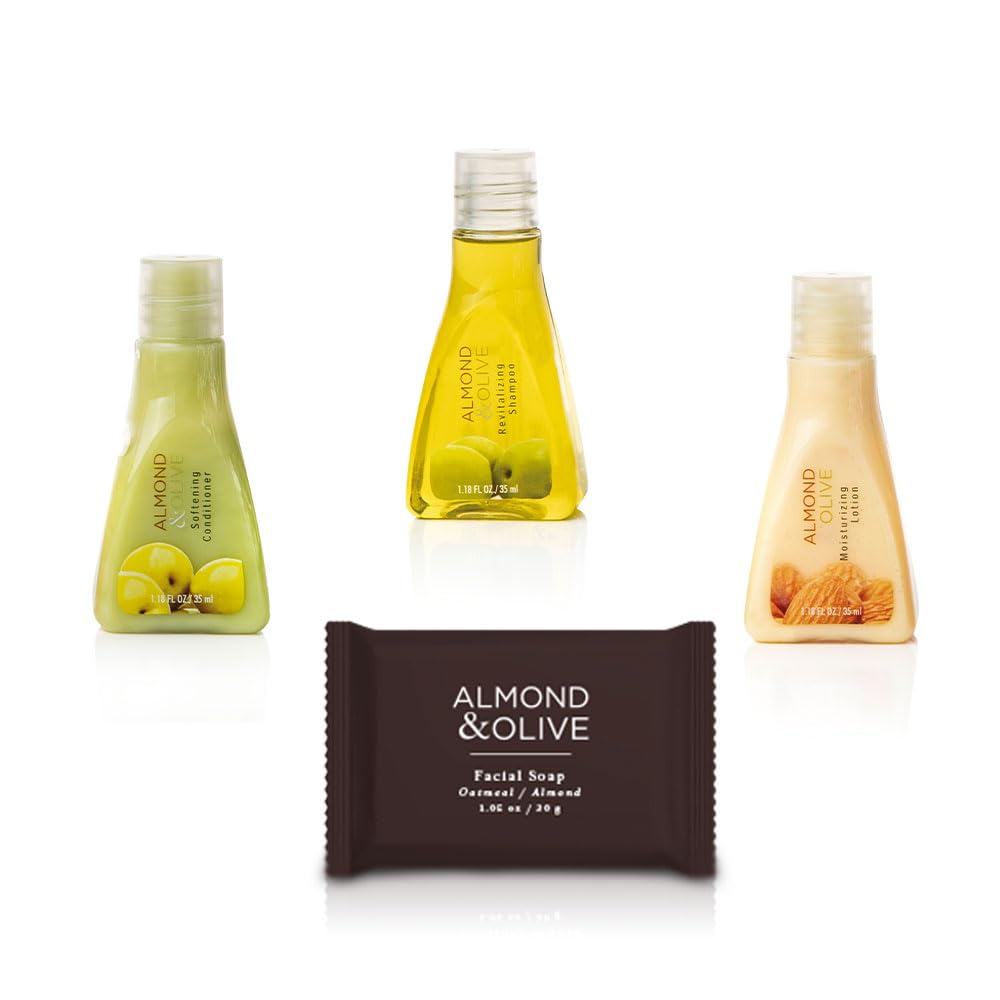 JYPESA Kit Amenidades Hoteleras A&O 288 Pzas Jabón y Shampoo