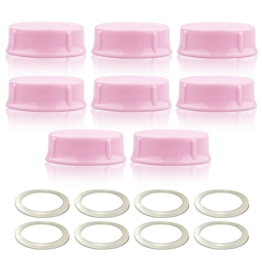 Tapas para Biberones Maymom Rosa Compatibles con Medela, Ameda, Nuk, Playtex y Gerber